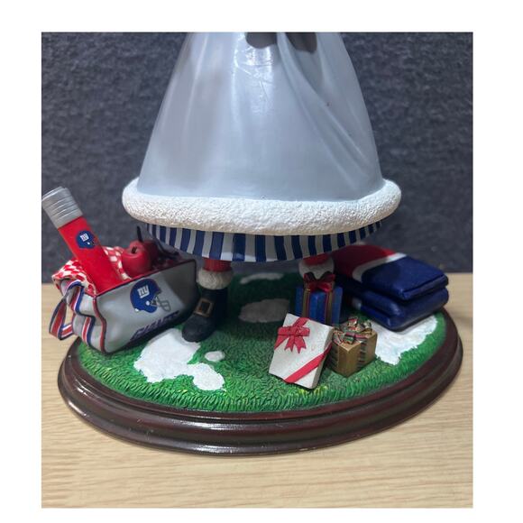 Danbury Mint Dallas Cowboys Mrs Claus 10” Christmas Cheerleader Read - Picture 2 of 12